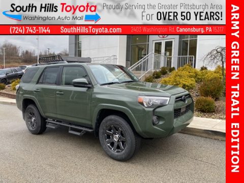 Army Green Toyota 4Runner Trail Special Edition 4x4.  Click to enlarge.