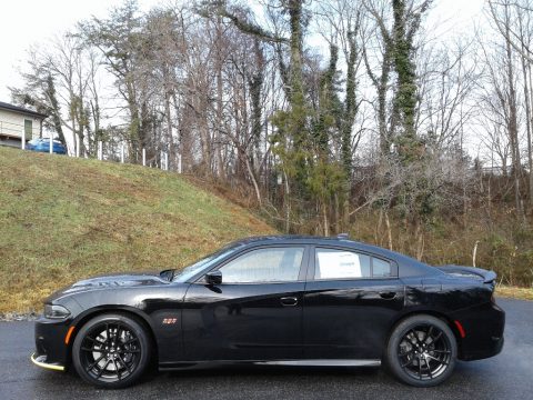 Pitch Black Dodge Charger Scat Pack.  Click to enlarge.