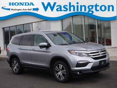 Lunar Silver Metallic Honda Pilot EX-L AWD.  Click to enlarge.
