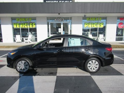 Aurora Black Kia Rio S.  Click to enlarge.