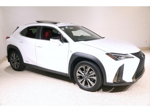 Ultra White Lexus UX 250h F Sport AWD. Click to enlarge. Ultra White Lexus UX 250h F Sport AWD. Click to enlarge.