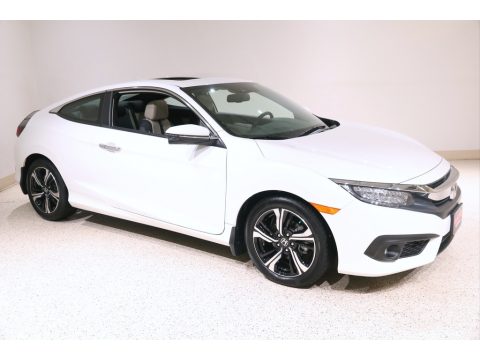 White Orchid Pearl Honda Civic Touring Coupe.  Click to enlarge.