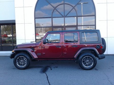 Snazzberry Pearl Jeep Wrangler Unlimited Sport 4x4.  Click to enlarge.