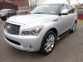 Front 3/4 View of 2014 Infiniti QX80 AWD #5
