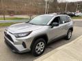 Front 3/4 View of 2021 Toyota RAV4 LE AWD #12