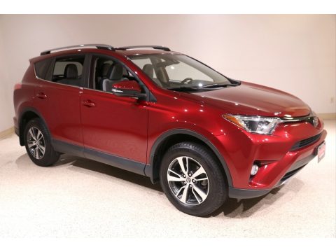 Ruby Flare Pearl Toyota RAV4 XLE.  Click to enlarge.