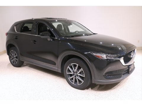 Jet Black Mica Mazda CX-5 Grand Touring AWD.  Click to enlarge.