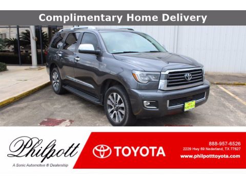 Magnetic Gray Metallic Toyota Sequoia Limited.  Click to enlarge.
