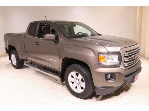 Bronze Alloy Metallic GMC Canyon SLE Extended Cab 4x4.  Click to enlarge.