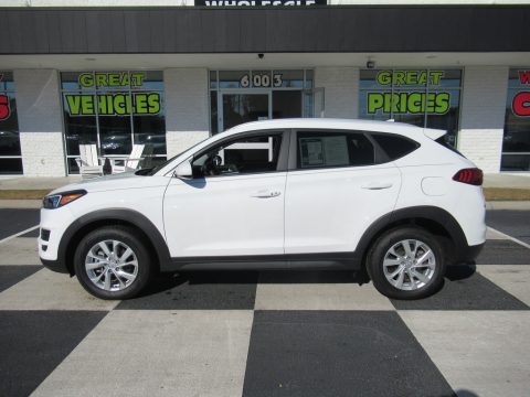 Winter White Hyundai Tucson Value.  Click to enlarge.