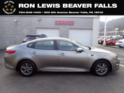 Titanium Silver Kia Optima LX 1.6T.  Click to enlarge.