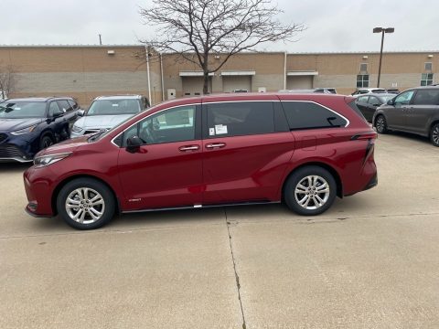 Ruby Flare Pearl Toyota Sienna XSE AWD Hybrid.  Click to enlarge.