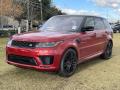 Front 3/4 View of 2021 Land Rover Range Rover Sport HSE Dynamic #2