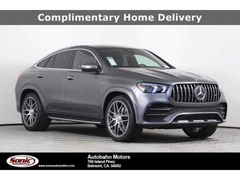 Selenite Grey Metallic Mercedes-Benz GLE 53 AMG 4Matic Coupe.  Click to enlarge.
