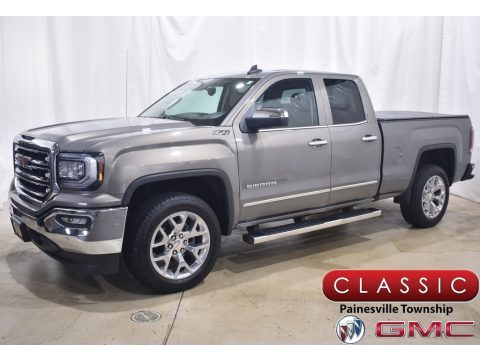 Pepperdust Metallic GMC Sierra 1500 SLT Double Cab 4WD.  Click to enlarge.