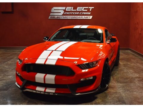 Race Red Ford Mustang Shelby GT350.  Click to enlarge.