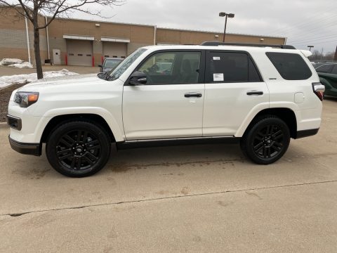 Blizzard White Pearl Toyota 4Runner Nightshade 4x4.  Click to enlarge.