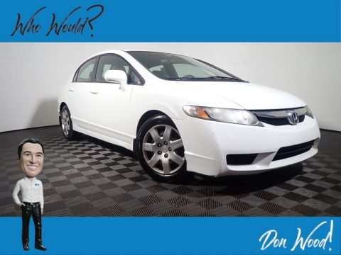 Taffeta White Honda Civic LX Sedan.  Click to enlarge.