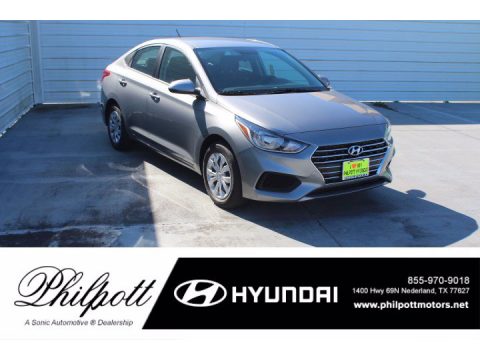 Forge Gray Hyundai Accent SE.  Click to enlarge.