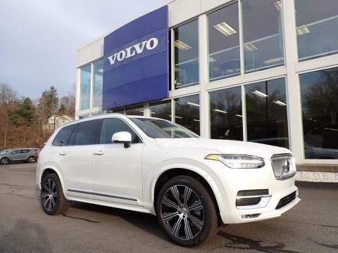 Crystal White Metallic Volvo XC90 T6 AWD Inscription.  Click to enlarge.