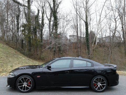 Pitch-Black Dodge Charger R/T Scat Pack.  Click to enlarge.