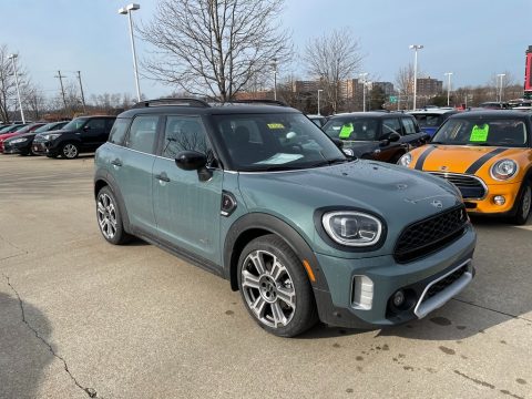 Sage Green Metallic Mini Countryman Cooper S All4.  Click to enlarge.