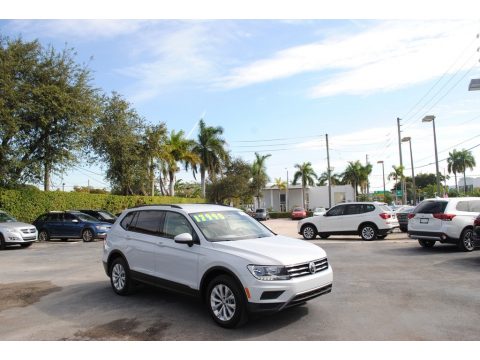 White Silver Metallic Volkswagen Tiguan S.  Click to enlarge.