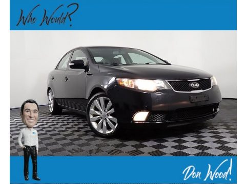 Ebony Black Kia Forte SX. Click to enlarge. Ebony Black Kia Forte SX. Click to enlarge.