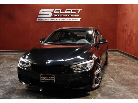 Jet Black BMW 4 Series 435i xDrive Coupe.  Click to enlarge.