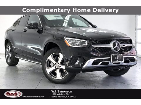 Black Mercedes-Benz GLC 300 4Matic Coupe.  Click to enlarge.
