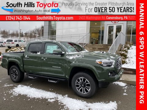 Army Green Toyota Tacoma TRD Sport Double Cab 4x4.  Click to enlarge.