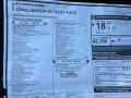  2020 Dodge Challenger R/T Scat Pack Window Sticker #26