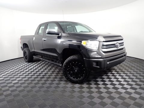 Black Toyota Tundra SR Double Cab 4x4.  Click to enlarge.