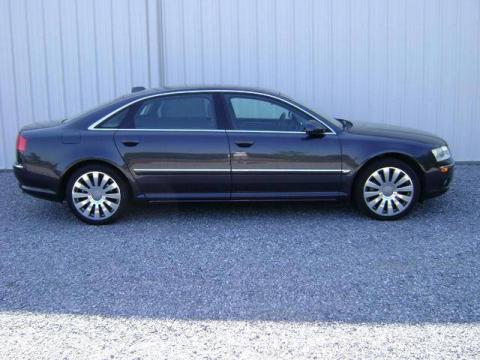 Oyster Grey Metallic Audi A8 L 4.2 quattro.  Click to enlarge.