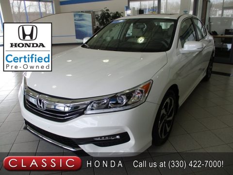 White Orchid Pearl Honda Accord EX-L Sedan.  Click to enlarge.