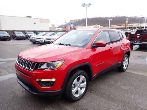 Redline Pearl Jeep Compass Latitude 4x4.  Click to enlarge.