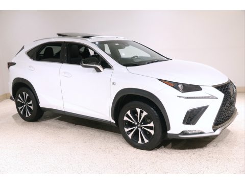 Ultra White Lexus NX 300 F Sport AWD.  Click to enlarge.