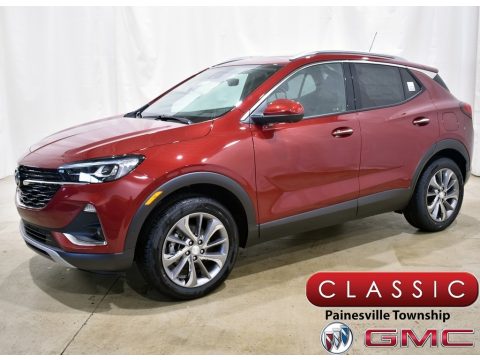 Chili Red Metallic Buick Encore GX Essence AWD.  Click to enlarge.