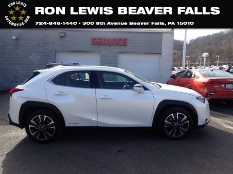 Ultra White Lexus UX 250h AWD.  Click to enlarge.