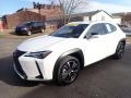 Front 3/4 View of 2020 Lexus UX 250h AWD #5