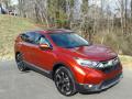 Front 3/4 View of 2018 Honda CR-V Touring AWD #4