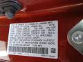 Honda Color Code R539PX Molten Lava Pearl #30