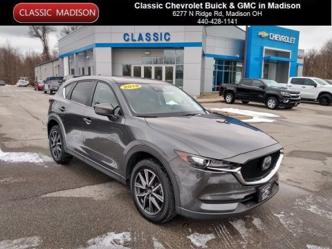 Machine Gray Metallic Mazda CX-5 Touring AWD.  Click to enlarge.