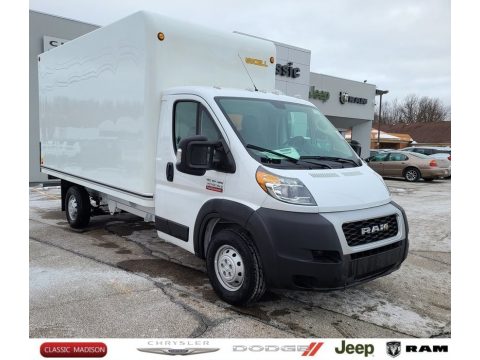 Bright White Ram ProMaster 3500 Cutaway Moving Truck.  Click to enlarge.