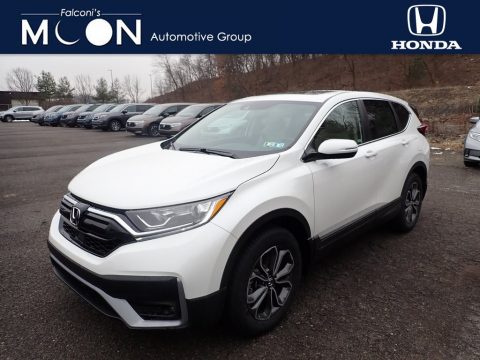 Platinum White Pearl Honda CR-V EX AWD. Click to enlarge. Platinum White Pearl Honda CR-V EX AWD. Click to enlarge.