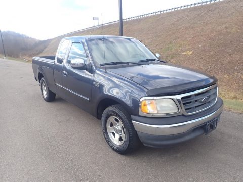 Deep Wedgewood Blue Metallic Ford F150 XLT SuperCab.  Click to enlarge.