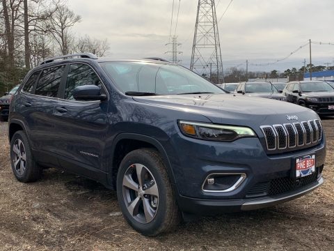 Slate Blue Pearl Jeep Cherokee Limited 4x4.  Click to enlarge.