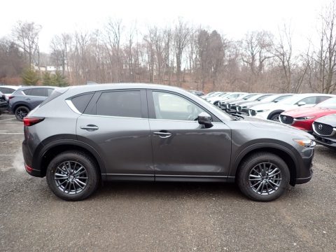 Machine Gray Metallic Mazda CX-5 Touring AWD.  Click to enlarge.