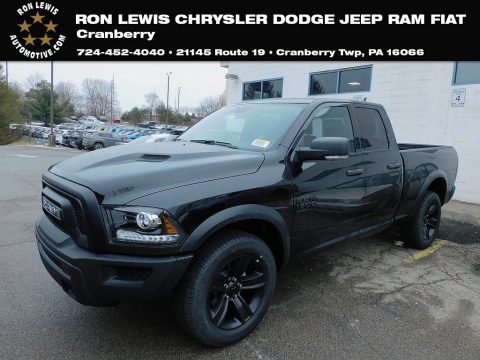 Diamond Black Crystal Pearl Ram 1500 Classic Quad Cab 4x4.  Click to enlarge.