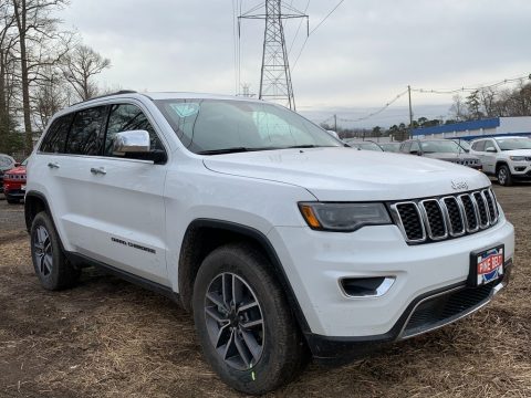 Bright White Jeep Grand Cherokee Limited 4x4.  Click to enlarge.